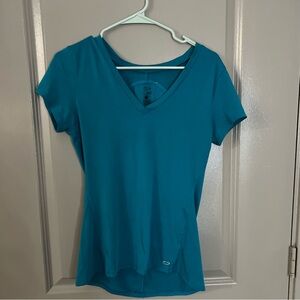 Turquoise athletic light weight T-shirt